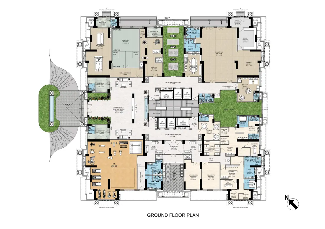 Purvanchal Royal Atlantis Floor Plan